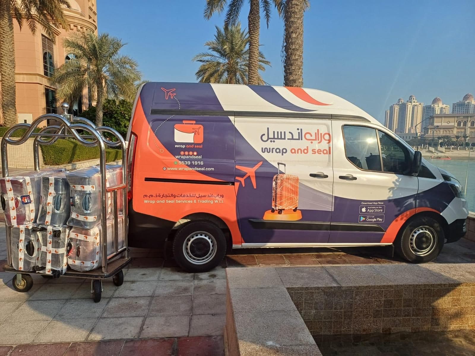 Wrap and Seal service vehicle